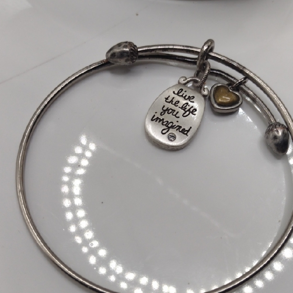 Brighton Silver and Gold Charm Bracelet